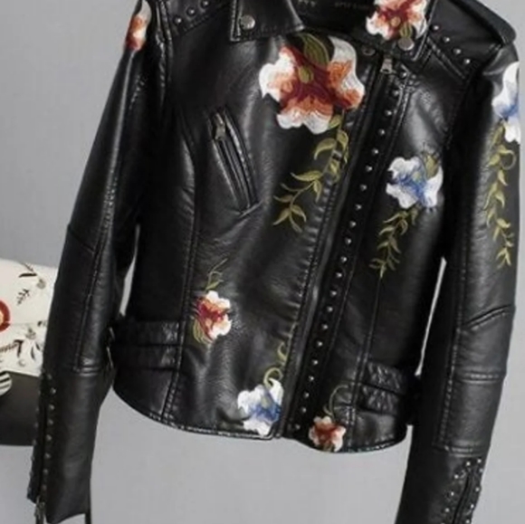 Colleen Lopez Jackets & Blazers - Colleen Lopez Black Leather Jacket